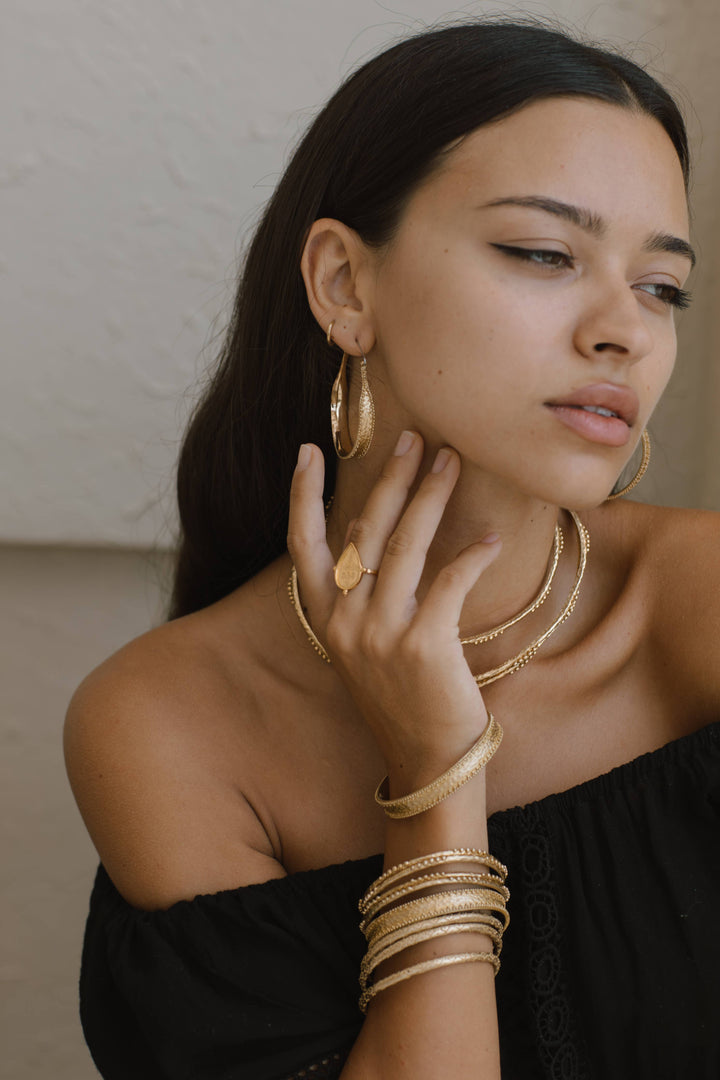 Indra Hoops - Brass