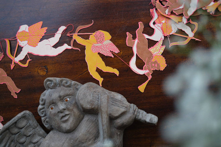 Cupid Sewn Garland for Valentine's Day