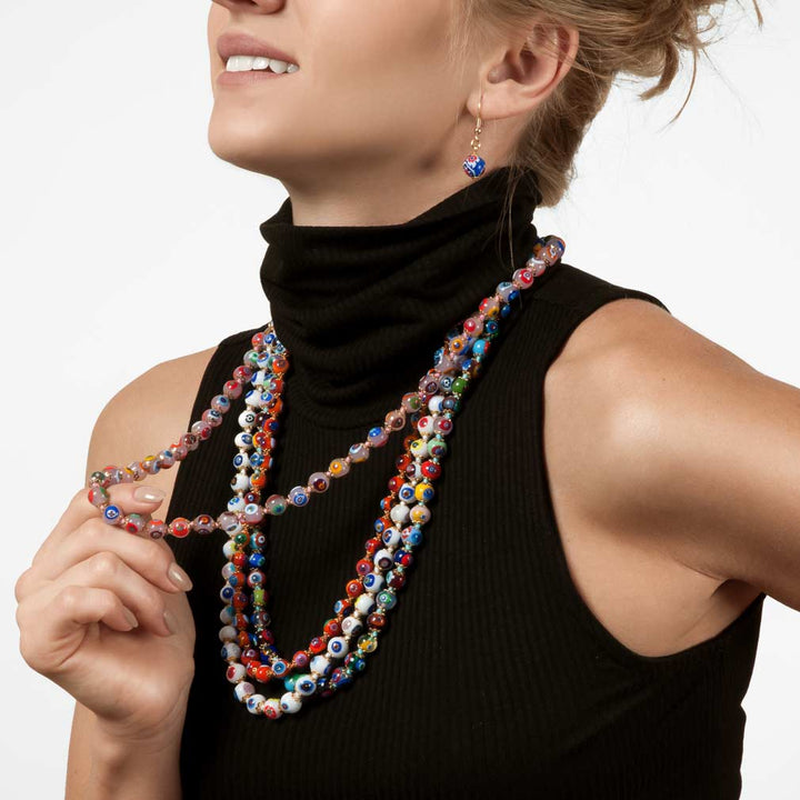 Mosaico Murano Glass Necklace