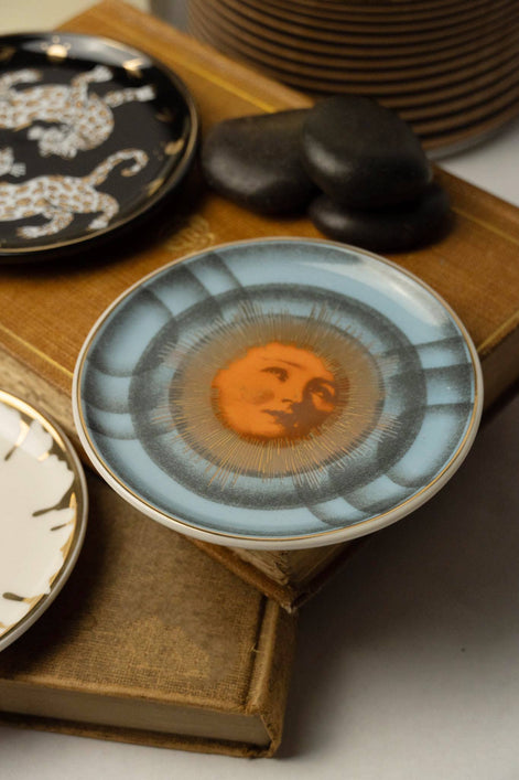 Cosmic Rising Round Ceramic DIsh
