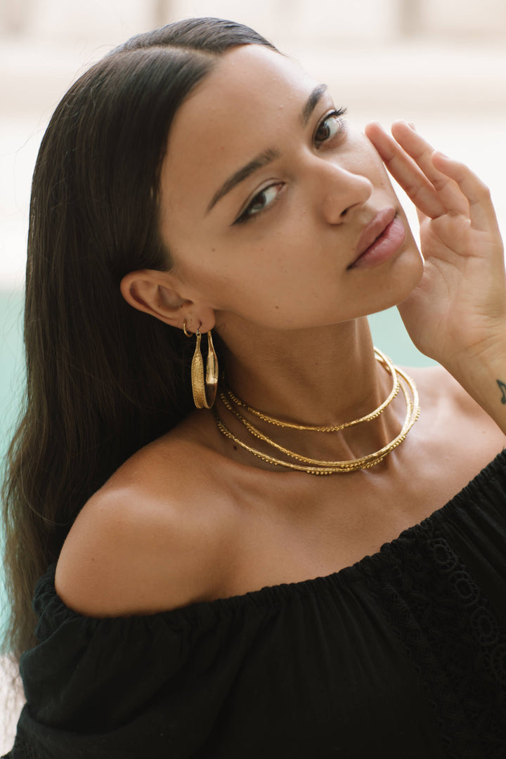 Indra Hoops - Brass