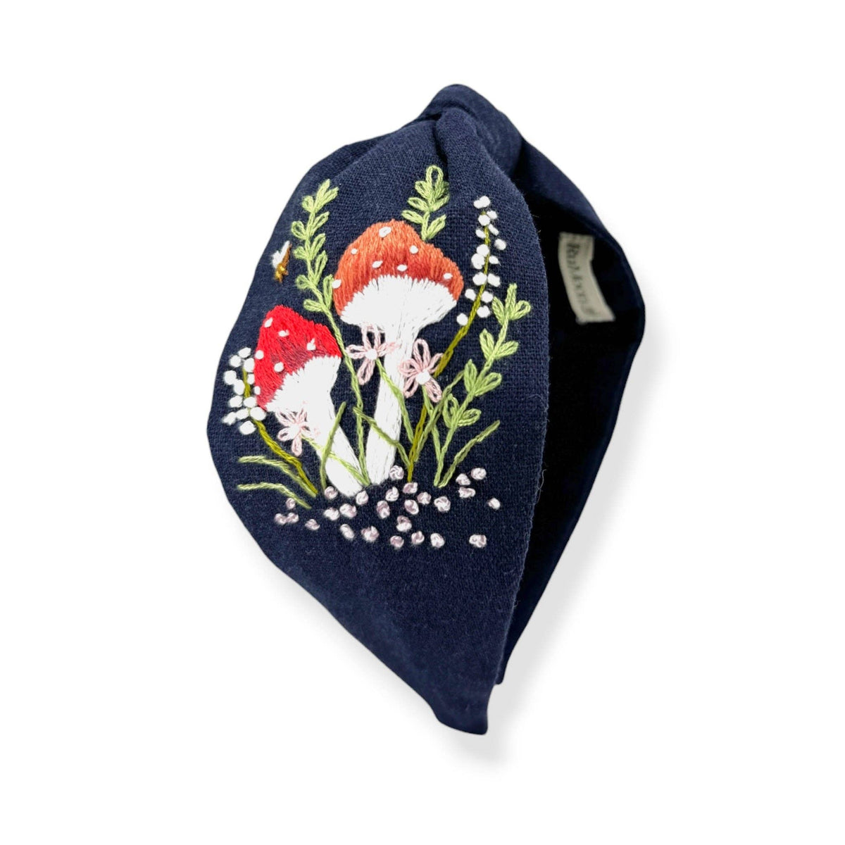 Midnight Forest Hand Embroidered Headband
