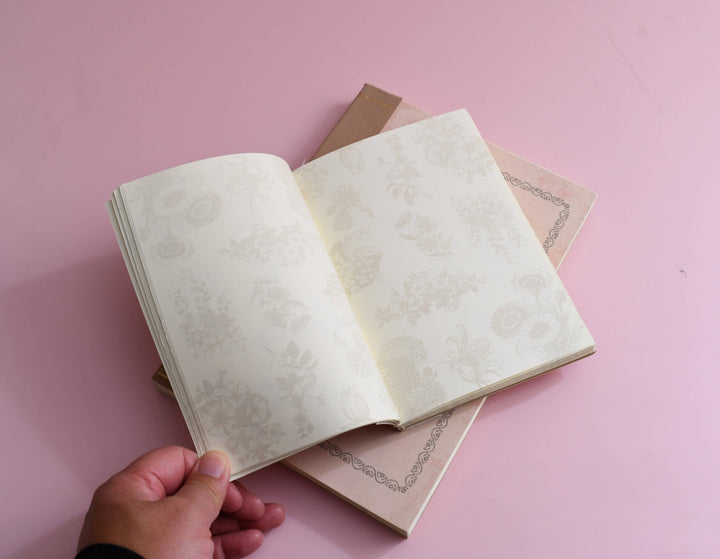 B5 Rough NoteBook: Floral | Vintage Style Journal 7"x10"