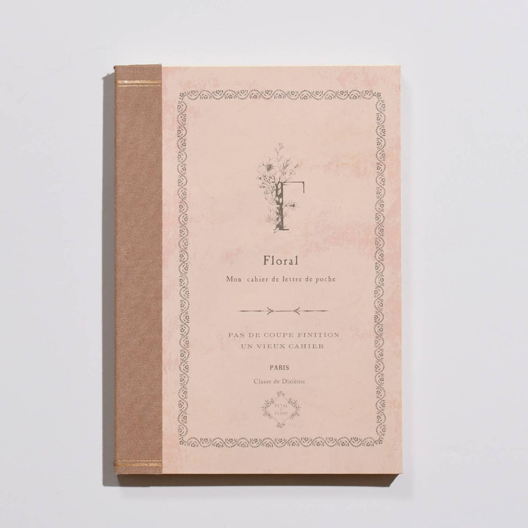 B5 Rough NoteBook: Floral | Vintage Style Journal 7"x10"