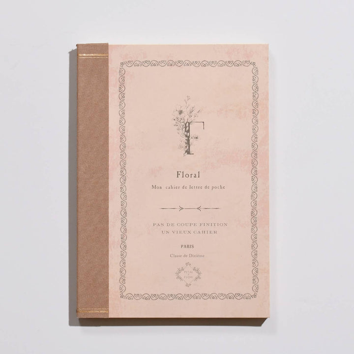 B5 Rough NoteBook: Floral | Vintage Style Journal 7"x10"