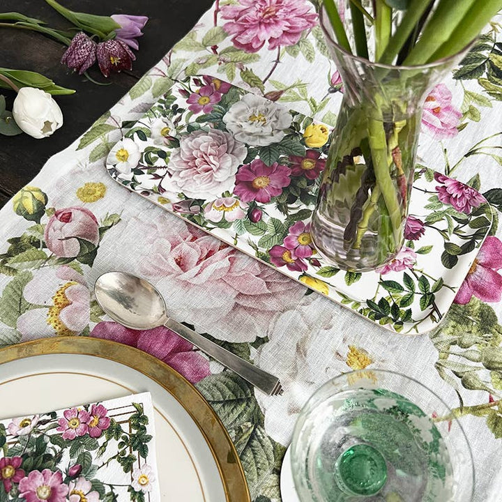 Rose Flower Garden Table runner