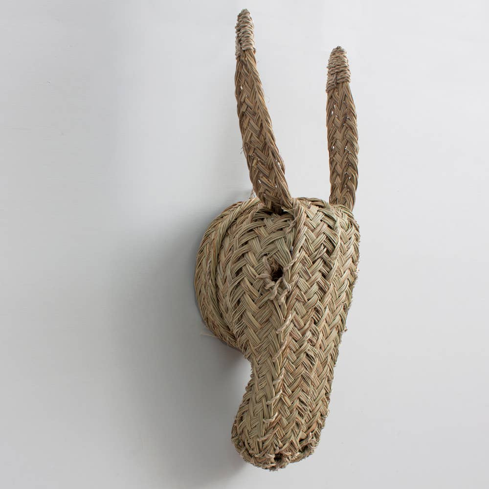 Woven Animal Head, Donkey