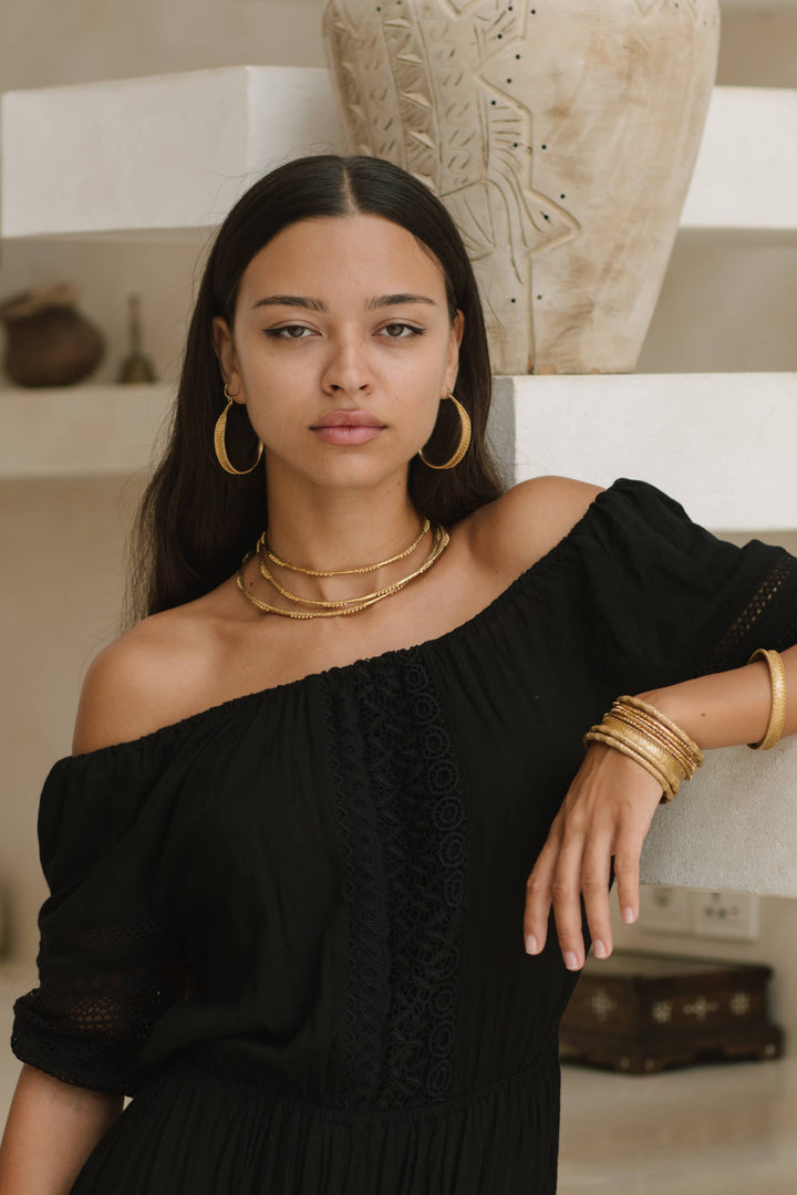 Indra Hoops - Brass