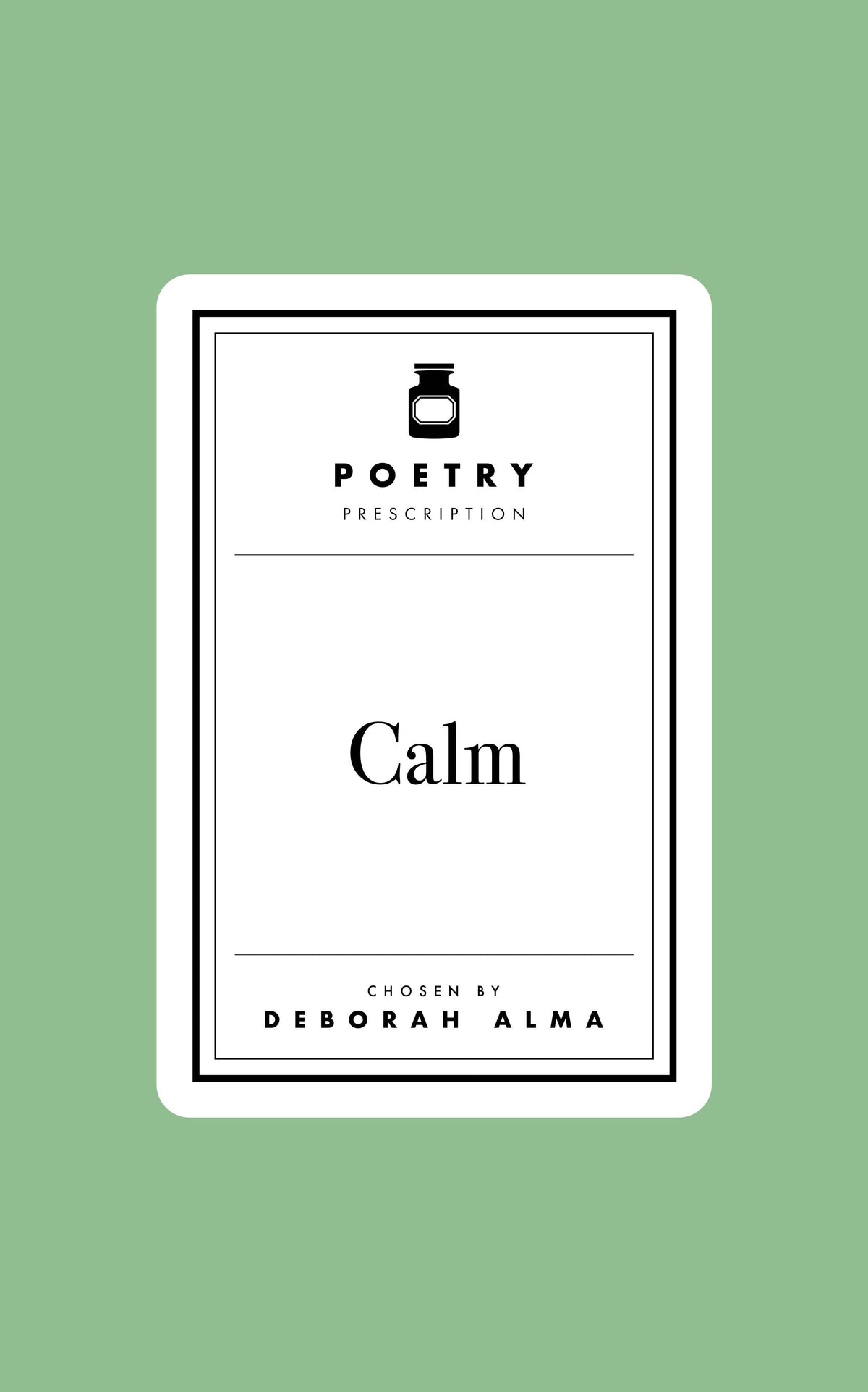 Poetry Prescription: Calm