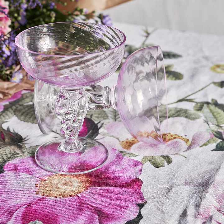 Rose flower garden European Linen Tablecloth