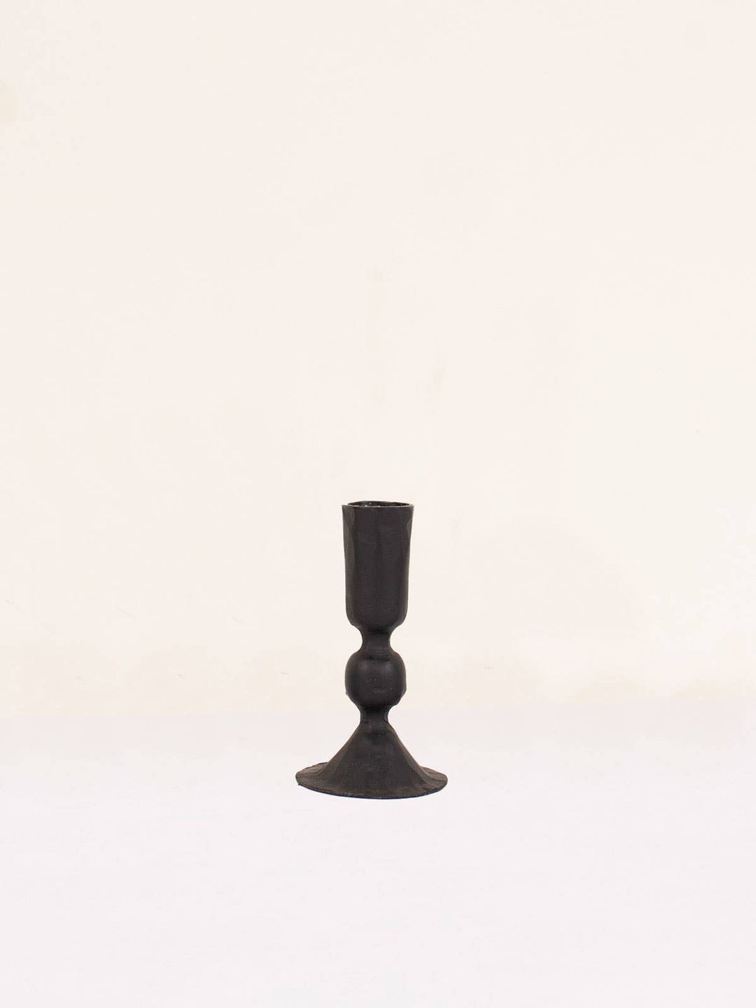 Medium Black Candle Holder, Austen