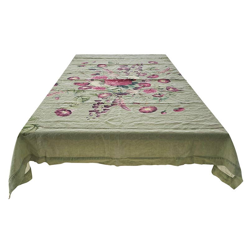 Blossom Garden  European Linen Tablecloth