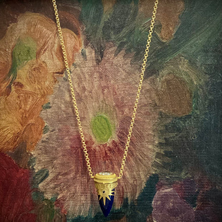 30" Lapis Locket