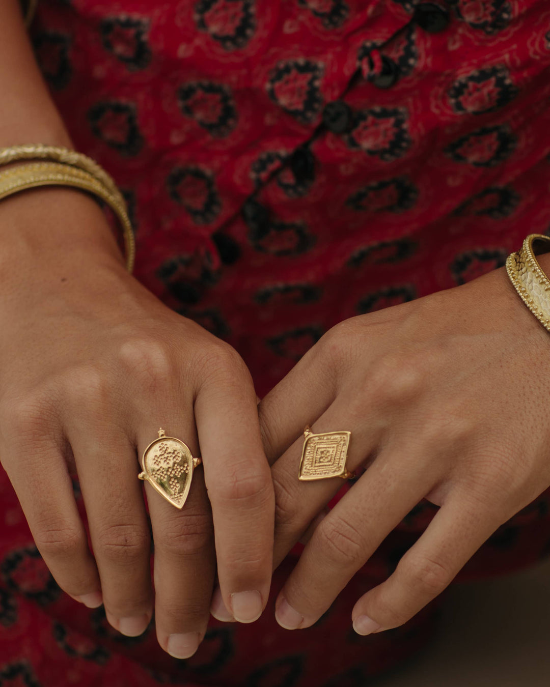Nahla ring - 22k vermeil