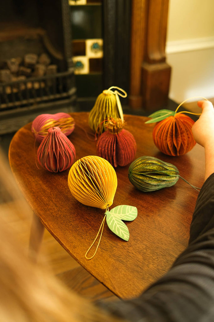 Lemon Honeycomb Ornament