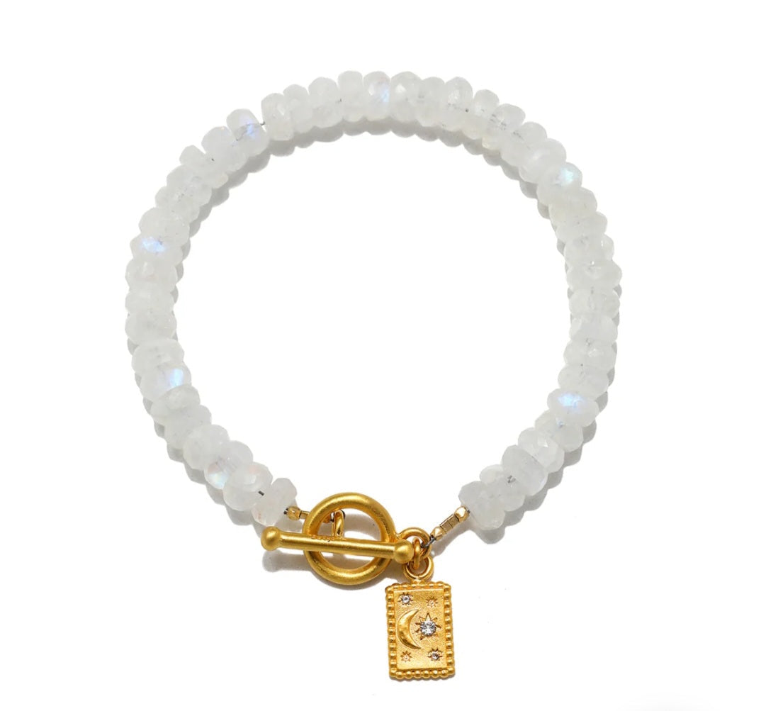 Divine Knowing Moonstone Bracelet