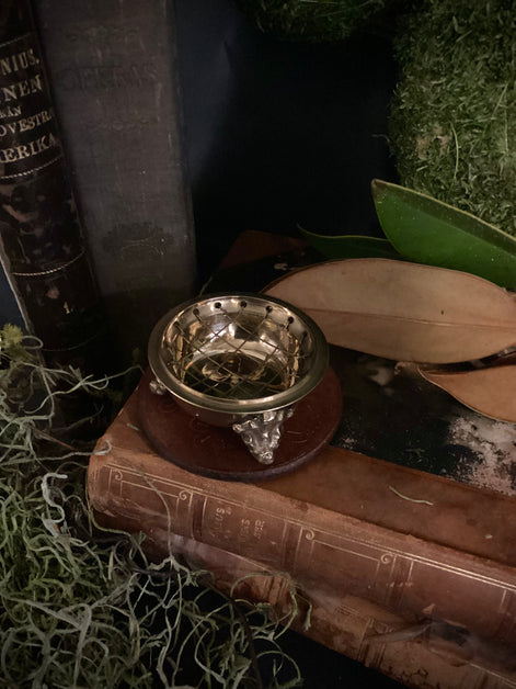 Brass Screen Charcoal Burner