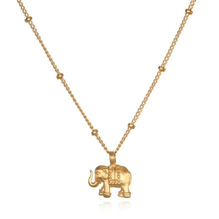 Golden Elephant Necklace