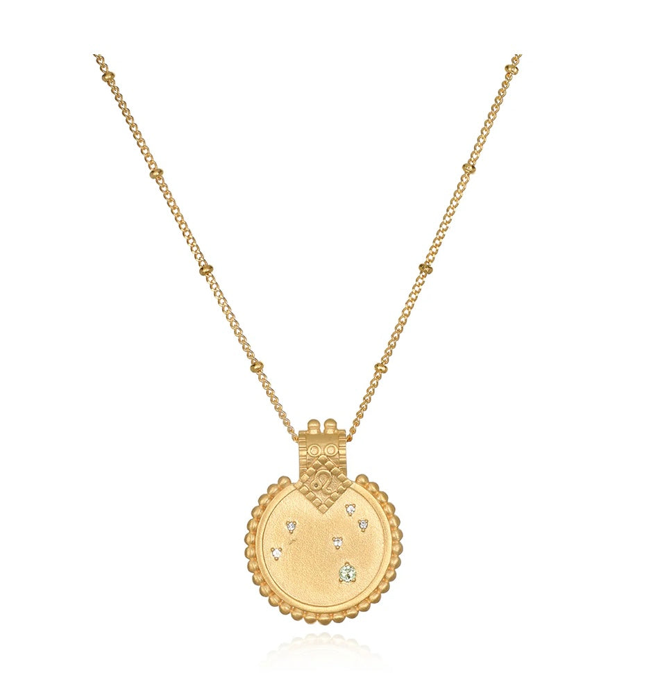 Gold plated zodiac constellation
