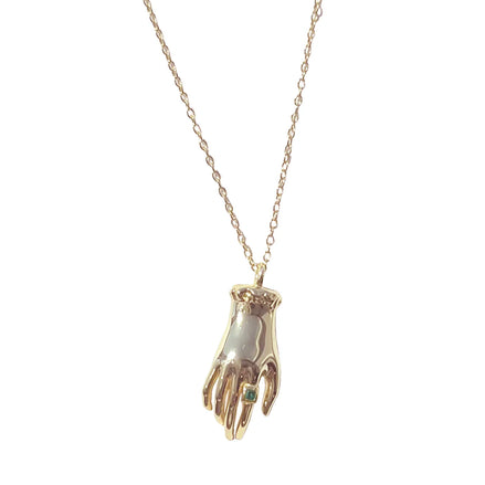 Golden Hand Necklace