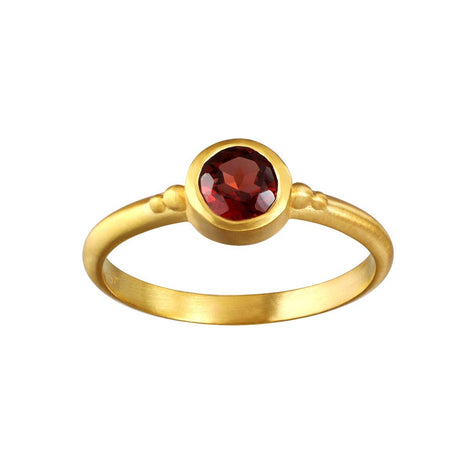 Inner Fire Garnet Ring