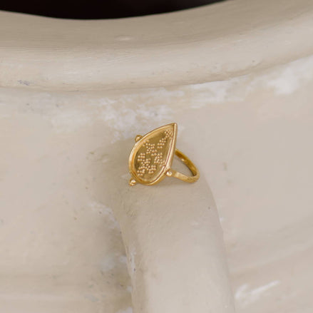 Nahla ring - 22k vermeil