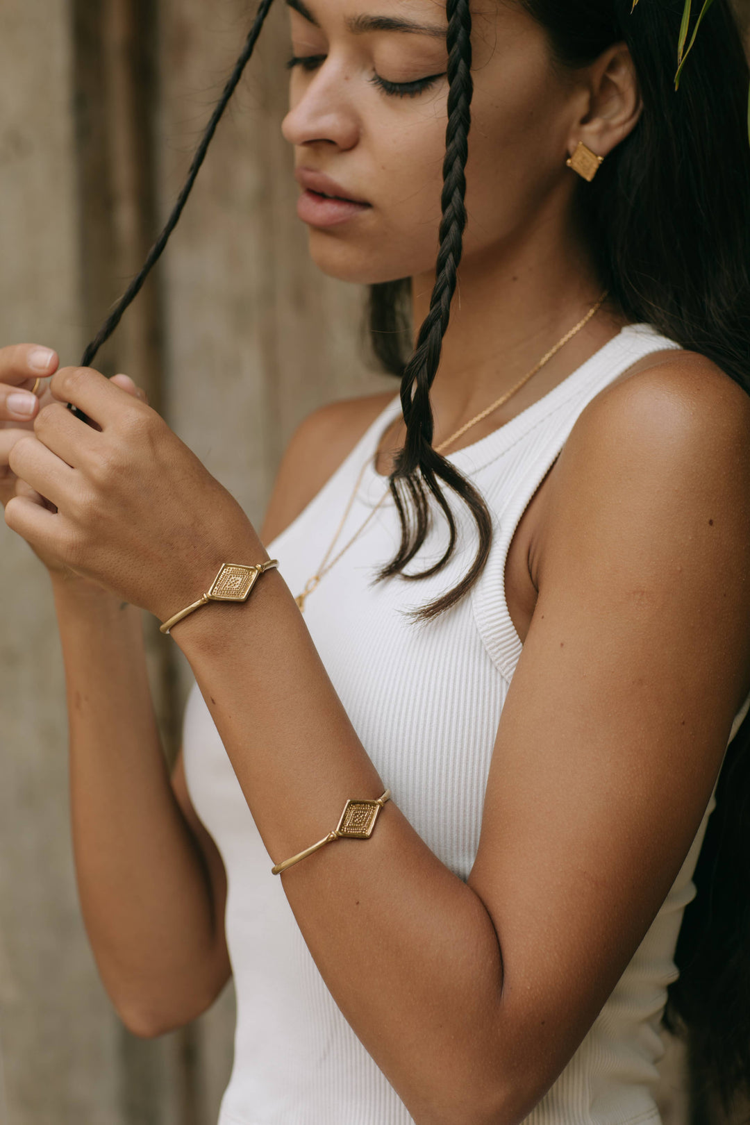 Kya Cuff - Brass