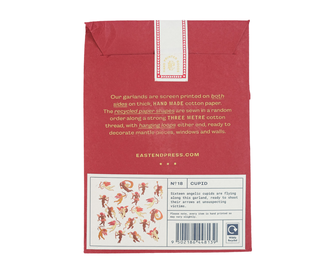 Cupid Sewn Garland for Valentine's Day