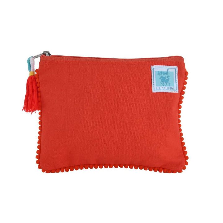 LOVEBIRDS RED POUCH 6x8