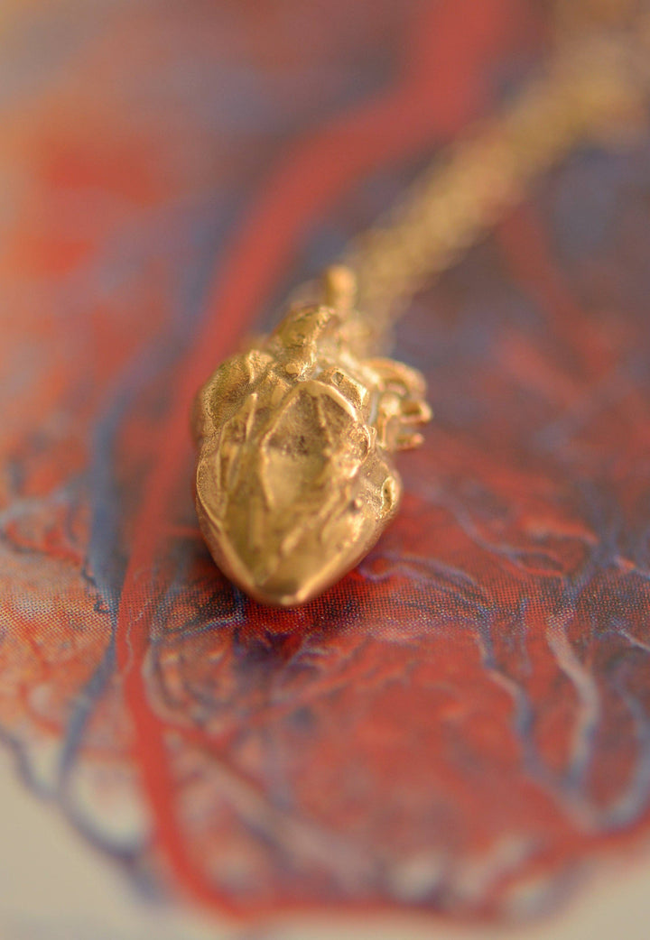 Only Love - Handmade Anatomical Heart Necklace