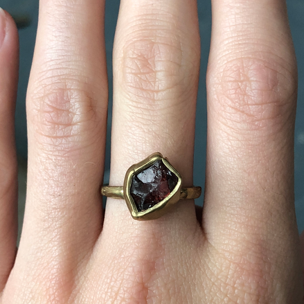 Guardian Ring - Garnet
