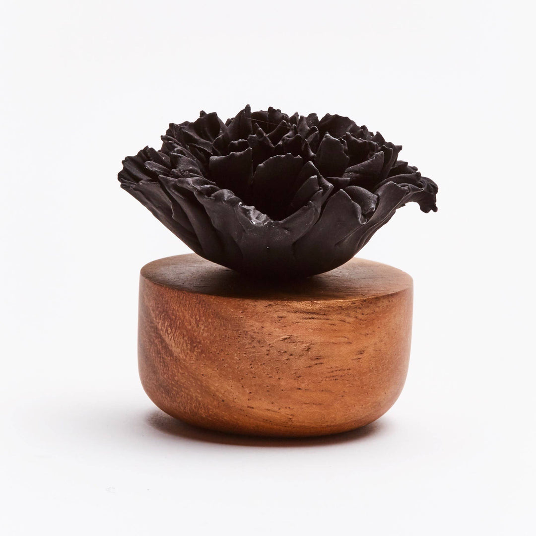 French Porcelain Diffuser - Carnation, Black