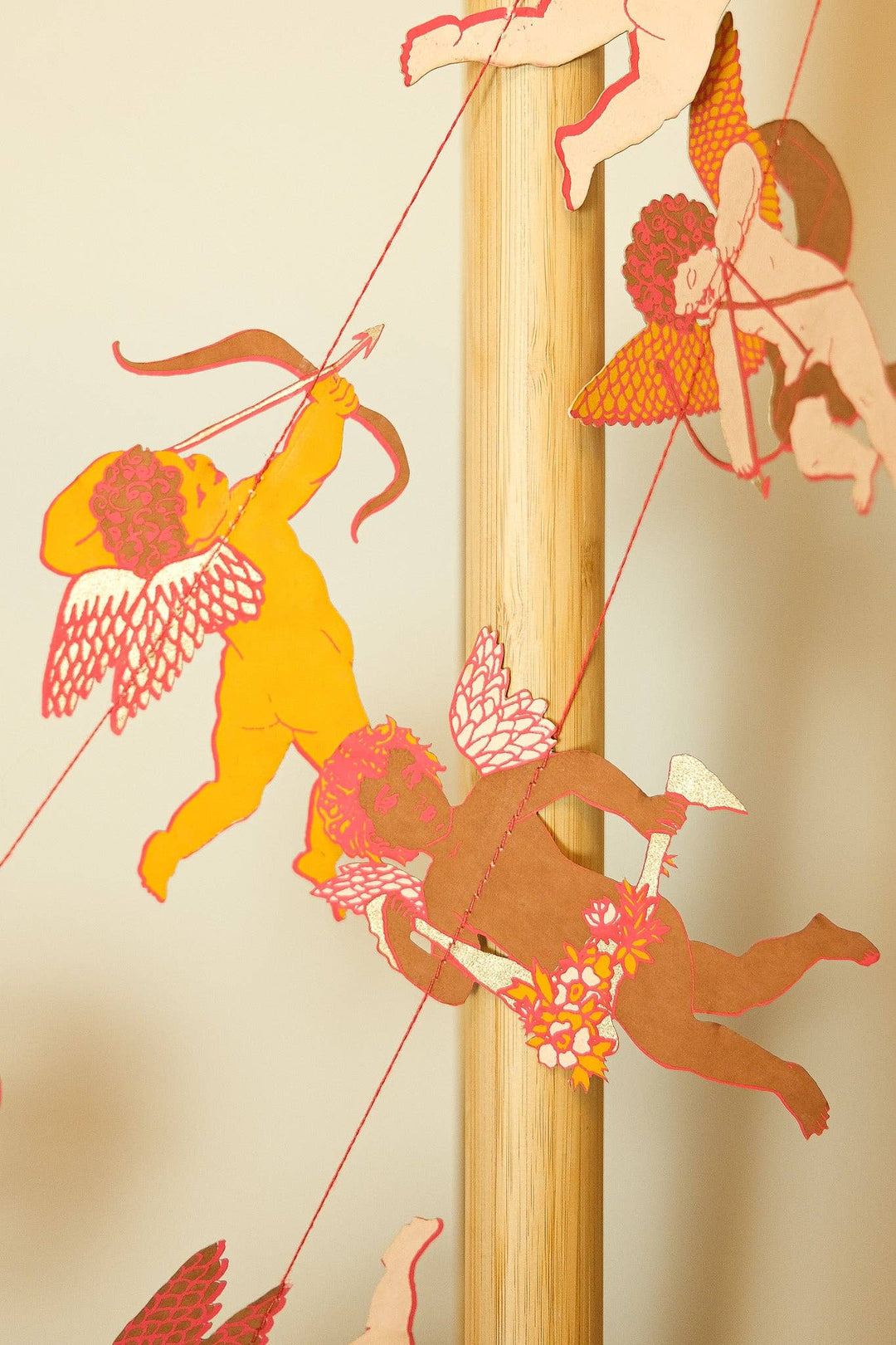 Cupid Sewn Garland for Valentine's Day