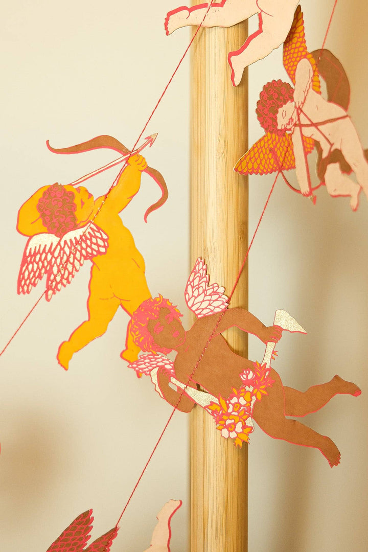 Cupid Sewn Garland for Valentine's Day
