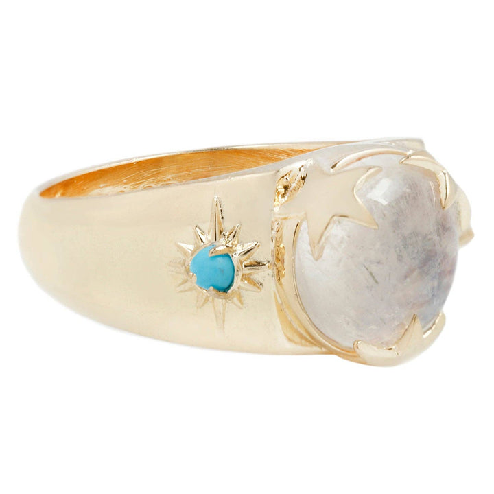 Luna Signet Ring