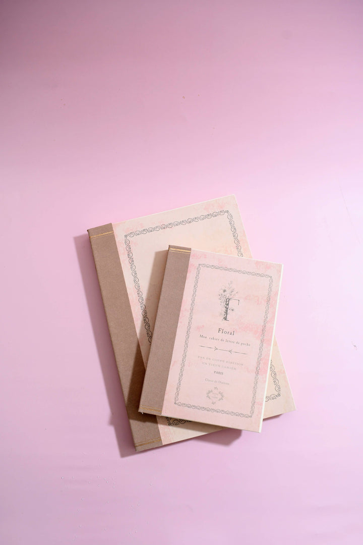 B5 Rough NoteBook: Floral | Vintage Style Journal 7"x10"