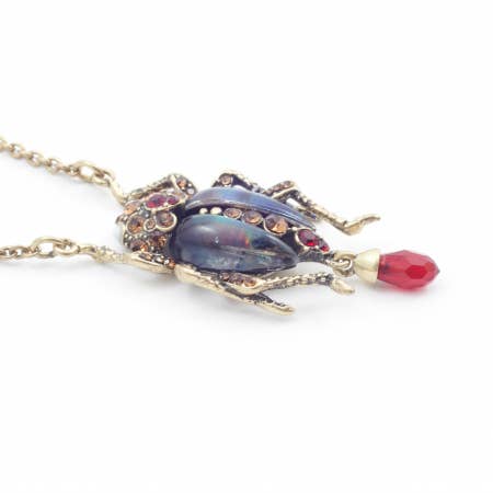 Bejewelled Beetle Pendant