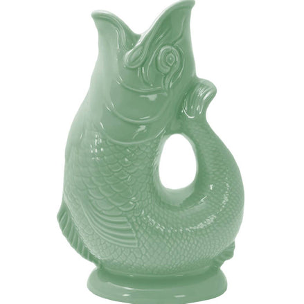 Sage Green Gluggle Jug