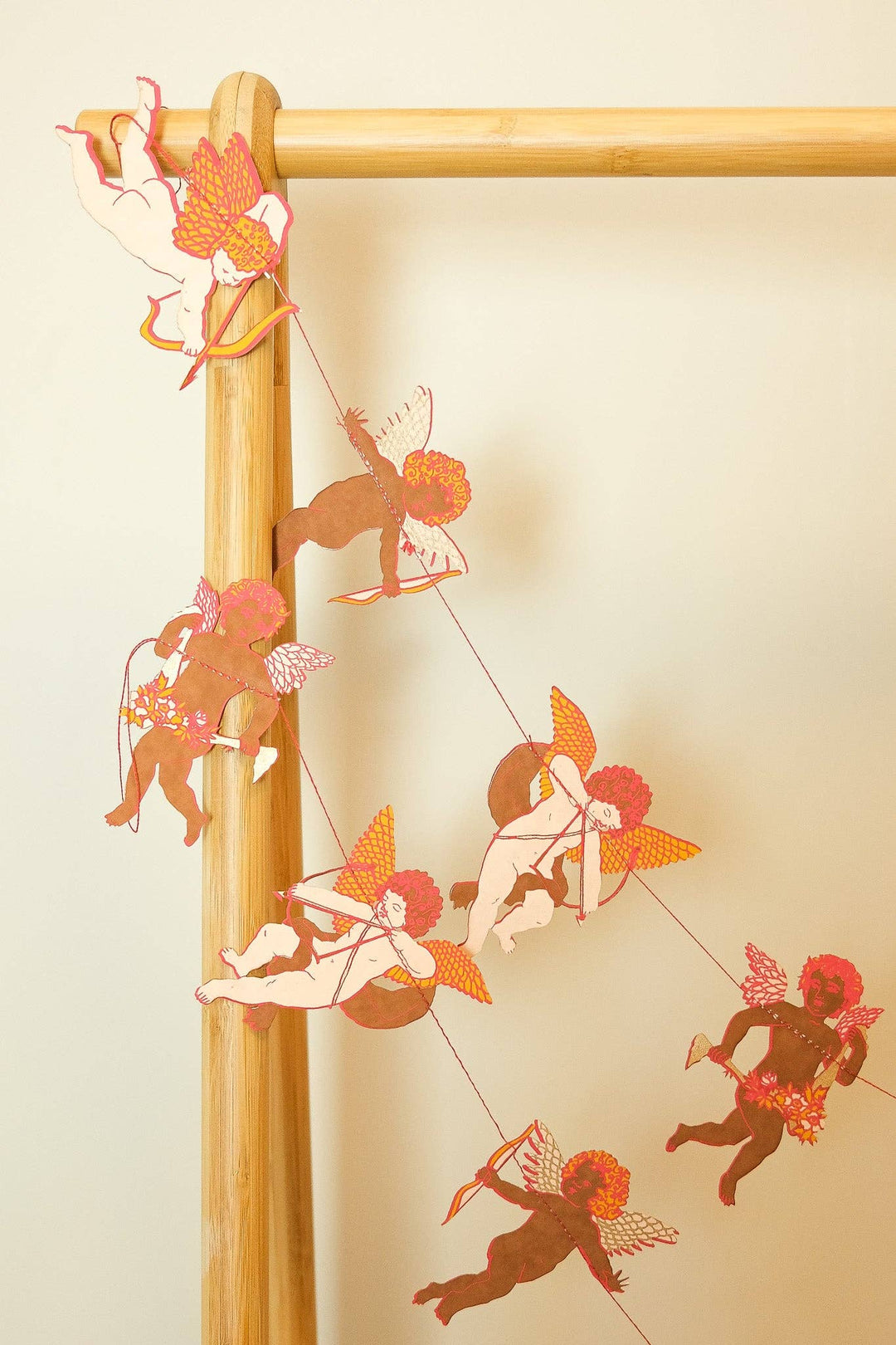 Cupid Sewn Garland for Valentine's Day