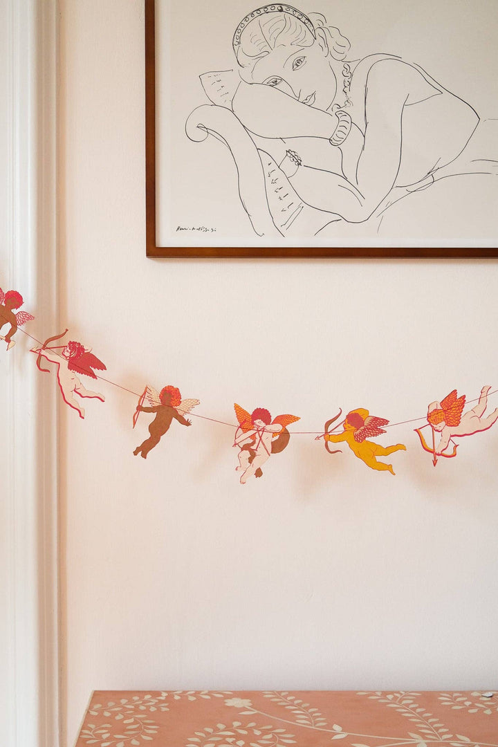 Cupid Sewn Garland for Valentine's Day