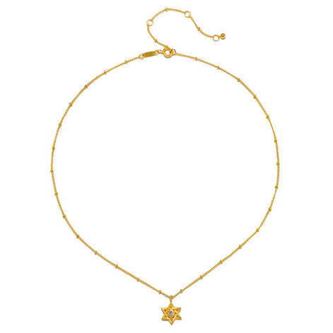 16" Star of David necklace + 3 ext. chain