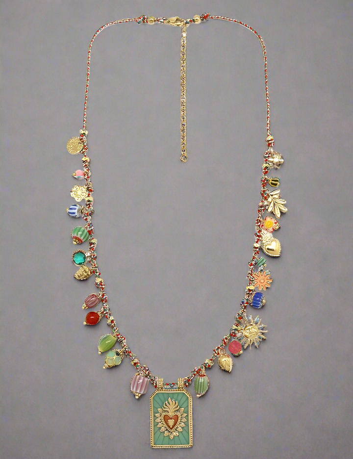 Sacred Heart Charm necklace