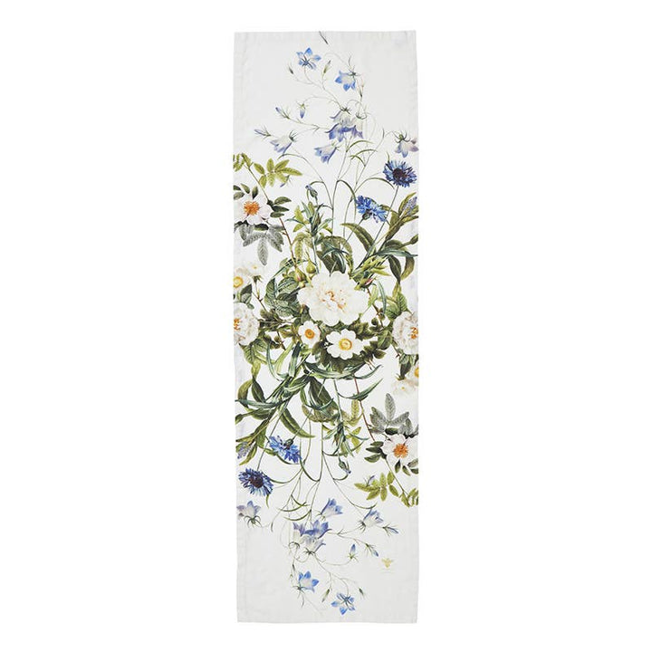 Blue Flower garden Table runner