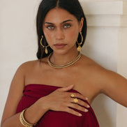 Kavani hoops - brass 