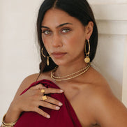 Kavani hoops - brass 