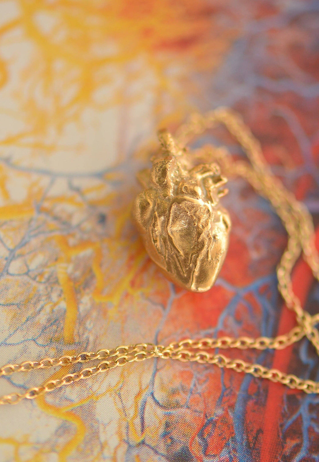 Only Love - Handmade Anatomical Heart Necklace