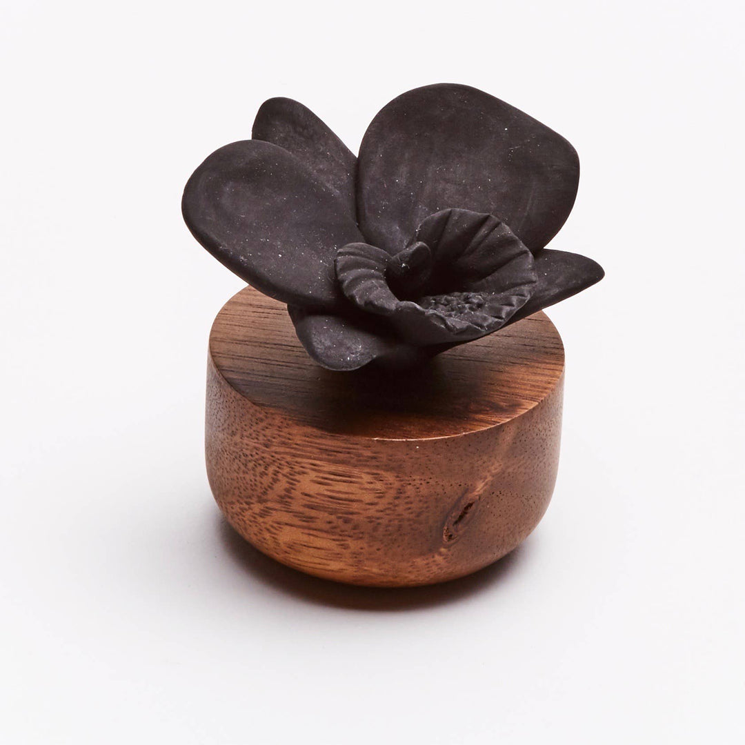 French Porcelain Diffuser - Orchid, Black