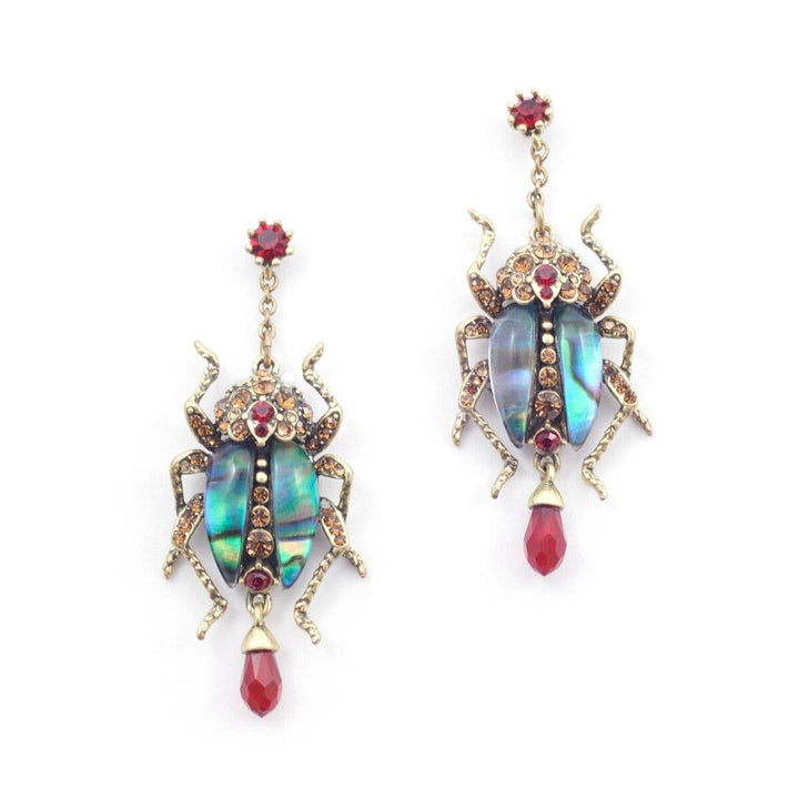 Bejewelled Bug Statement Earring