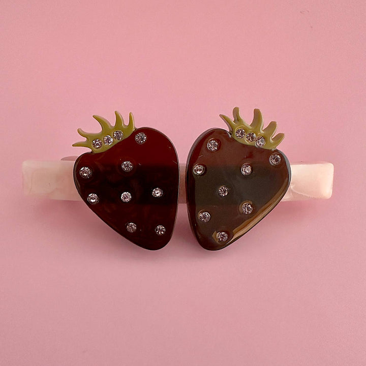 Strawberries  - Hair Barrette