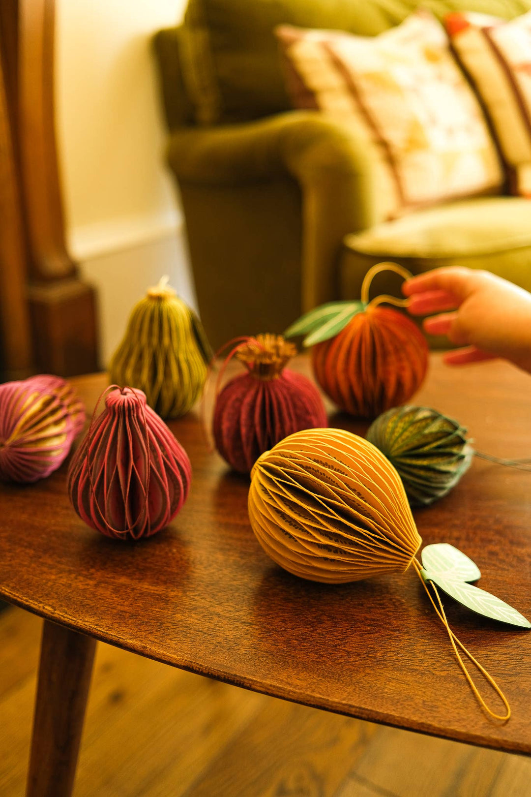 Lemon Honeycomb Ornament